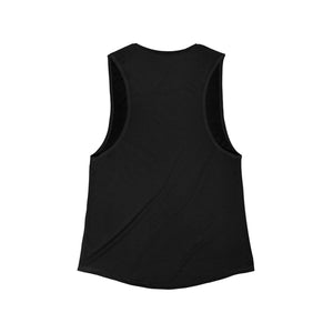 Women's Flowy Scoop Muscle Tank — Lightweight Casual Workout Top