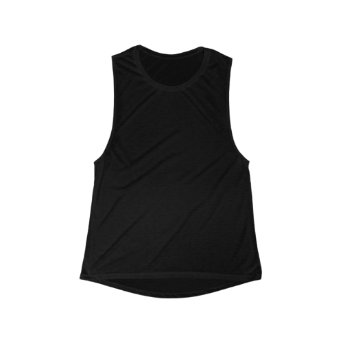 Women's Flowy Scoop Muscle Tank — Lightweight Casual Workout Top