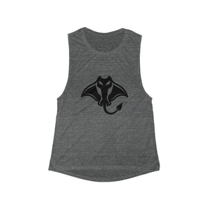 Women's Flowy Scoop Muscle Tank — Lightweight Casual Workout Top